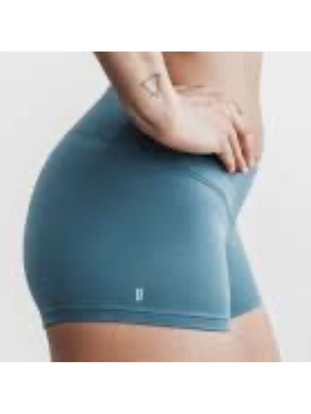 NOBULL Blue Athletic Shorts High-Waisted Stretch
